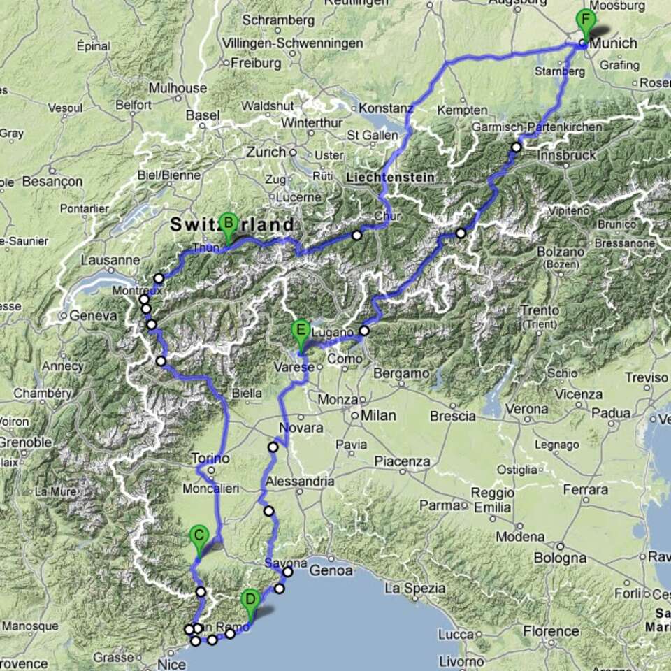 2012-07-22 - Die Route
