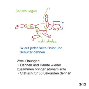 Übungen aus 2 Wochen REHA